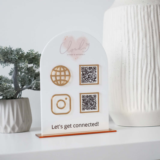 Social Bord - 2 QR Codes